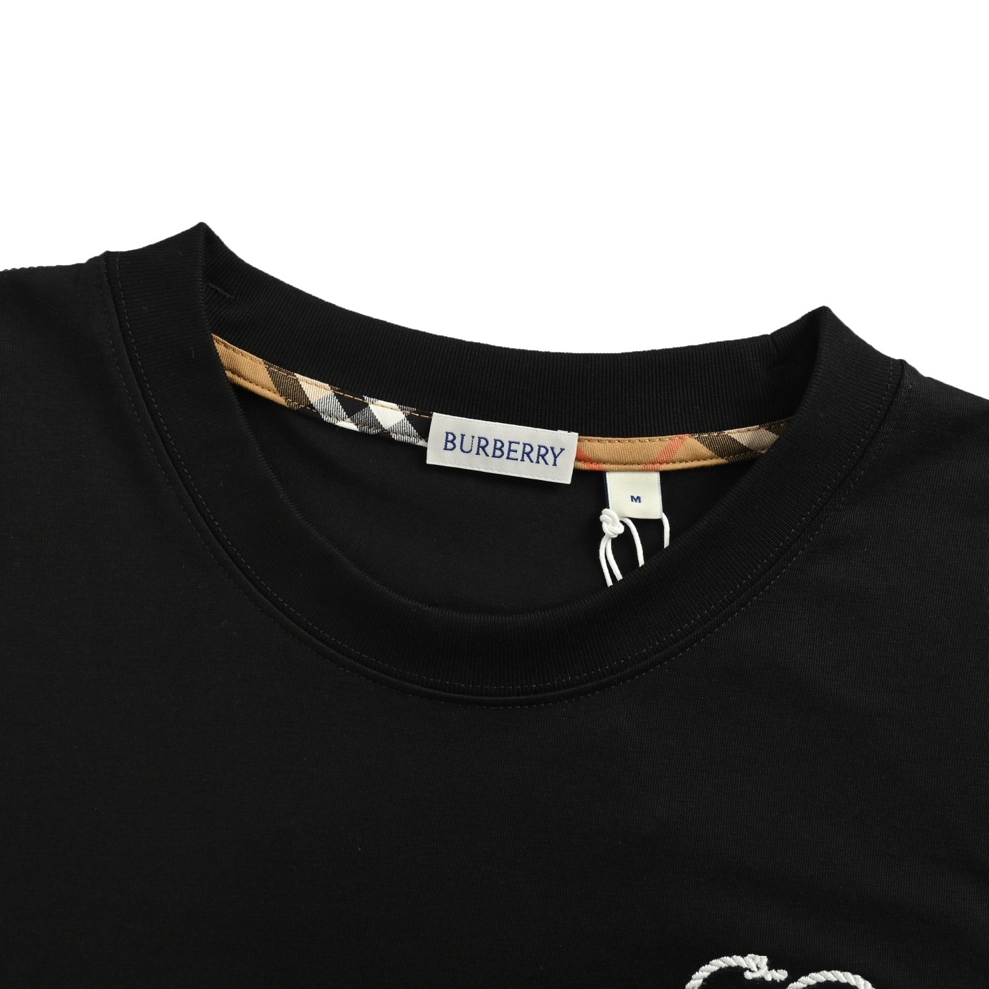 Burberry 25ss Valentine's Day heart letter embroidered short sleeve