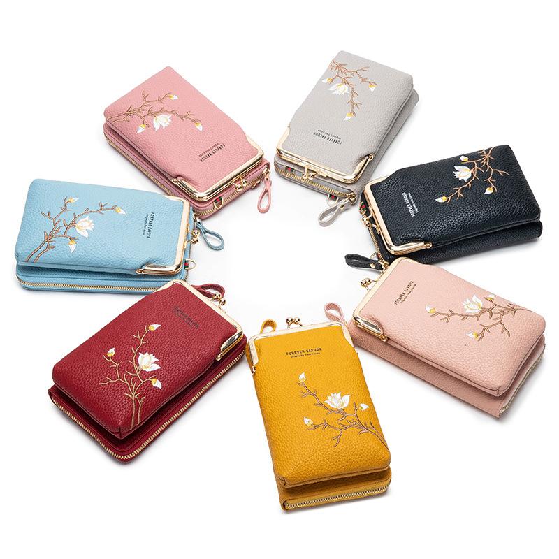 🔥Last Day 50% OFF🔥2025 Women's Versatile Embroidered Mobile Phone Bag