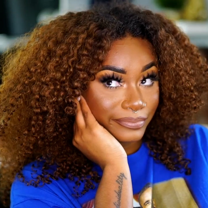 【Popular Series】Super Cute Afro Kinky Curly Wig