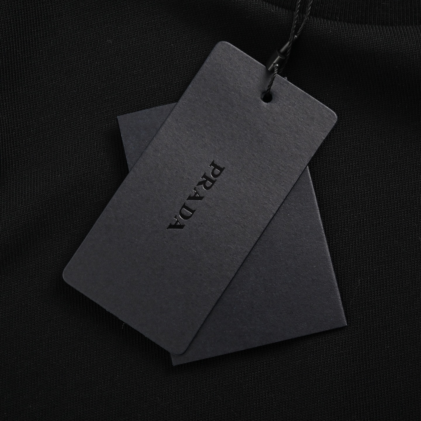 Prada 24ss embossed logo short sleeve