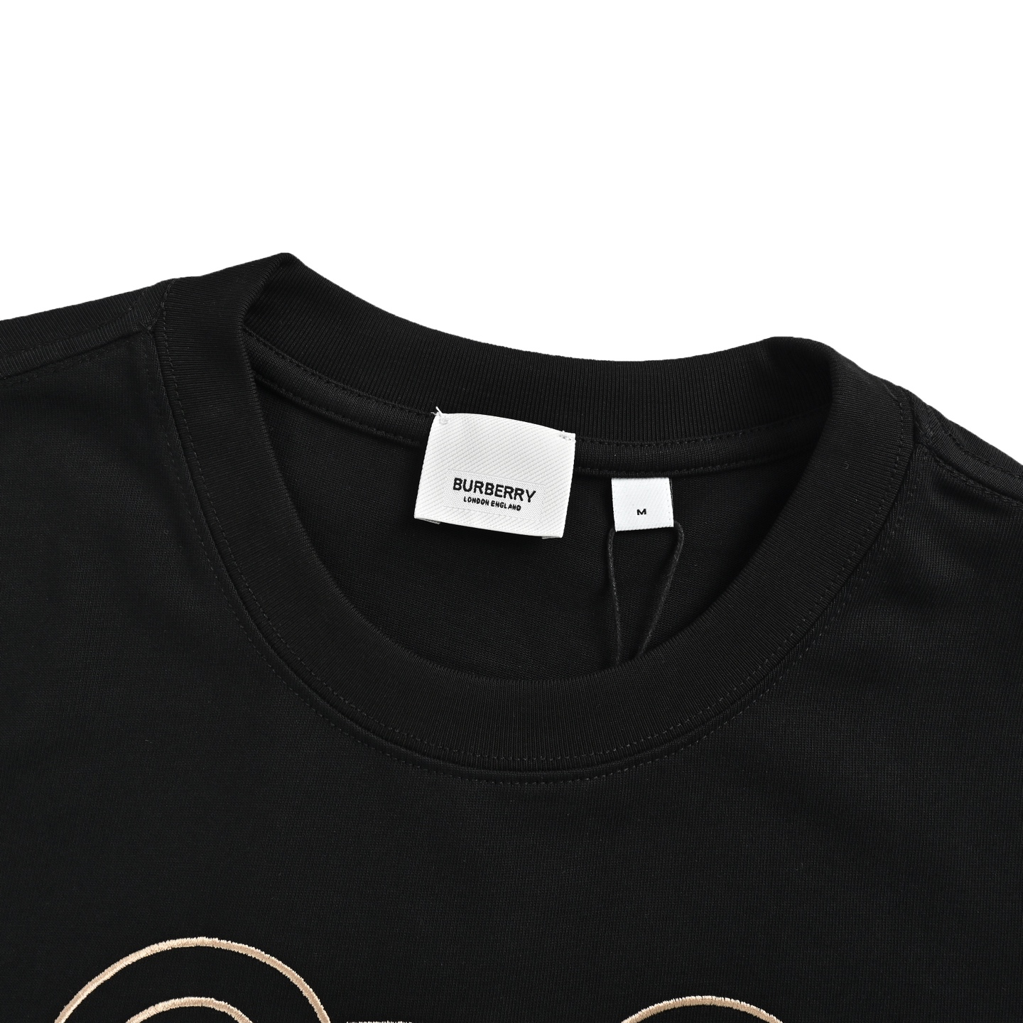 Burberry 25ss embroidered bear short sleeve