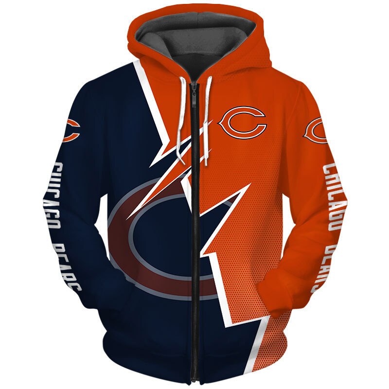 CHICAGO BEARS 3D HOODIE CCBB009