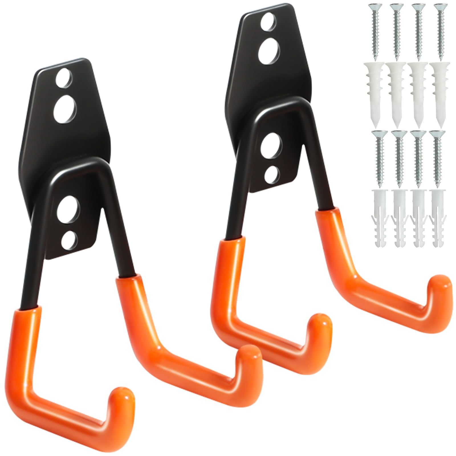 2 Pack Heavy Duty Garage Storage Hooks – Strong, Sturdy & Built to Last! 🔩💪