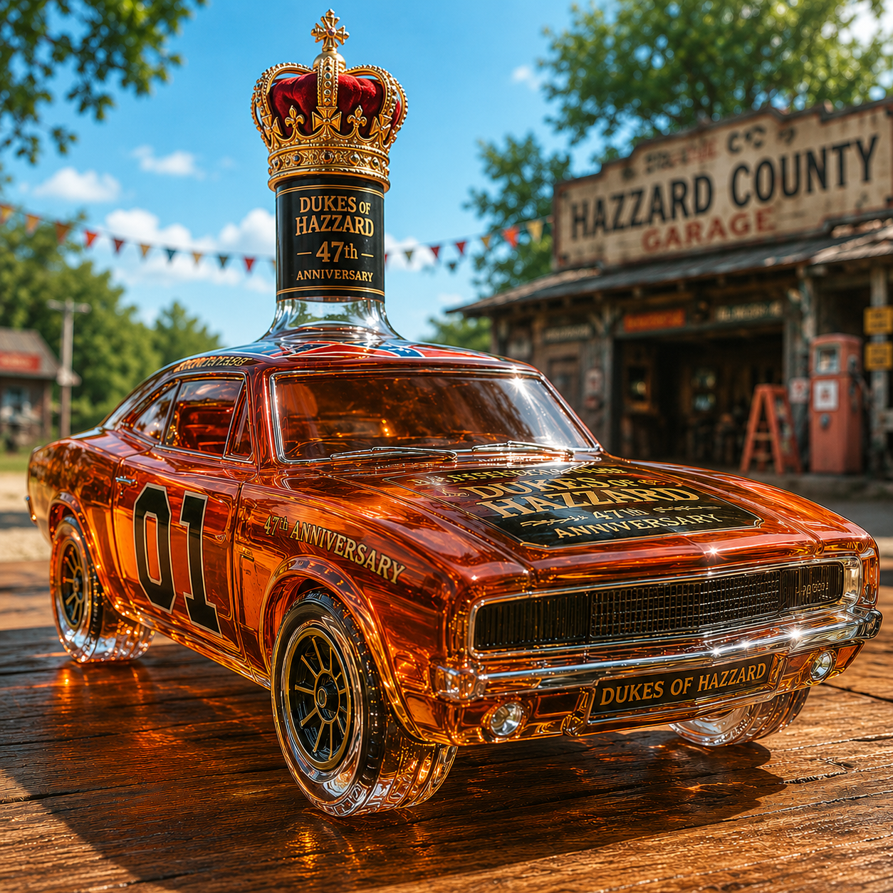 The Dukes of Hazzard 47th Anniversary Limited Edition Bottle