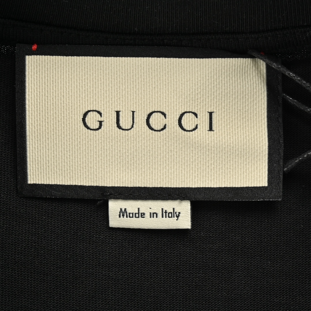 Gucci 24ss cherry embroidered short sleeve