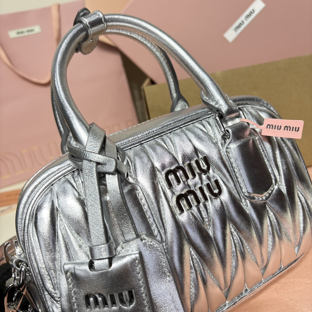 Miu Miu too etty bowling medium handbag 5BB124