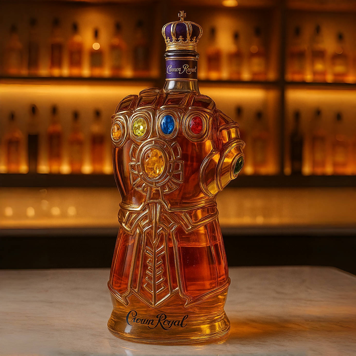 Gauntlet Whiskey Bottle