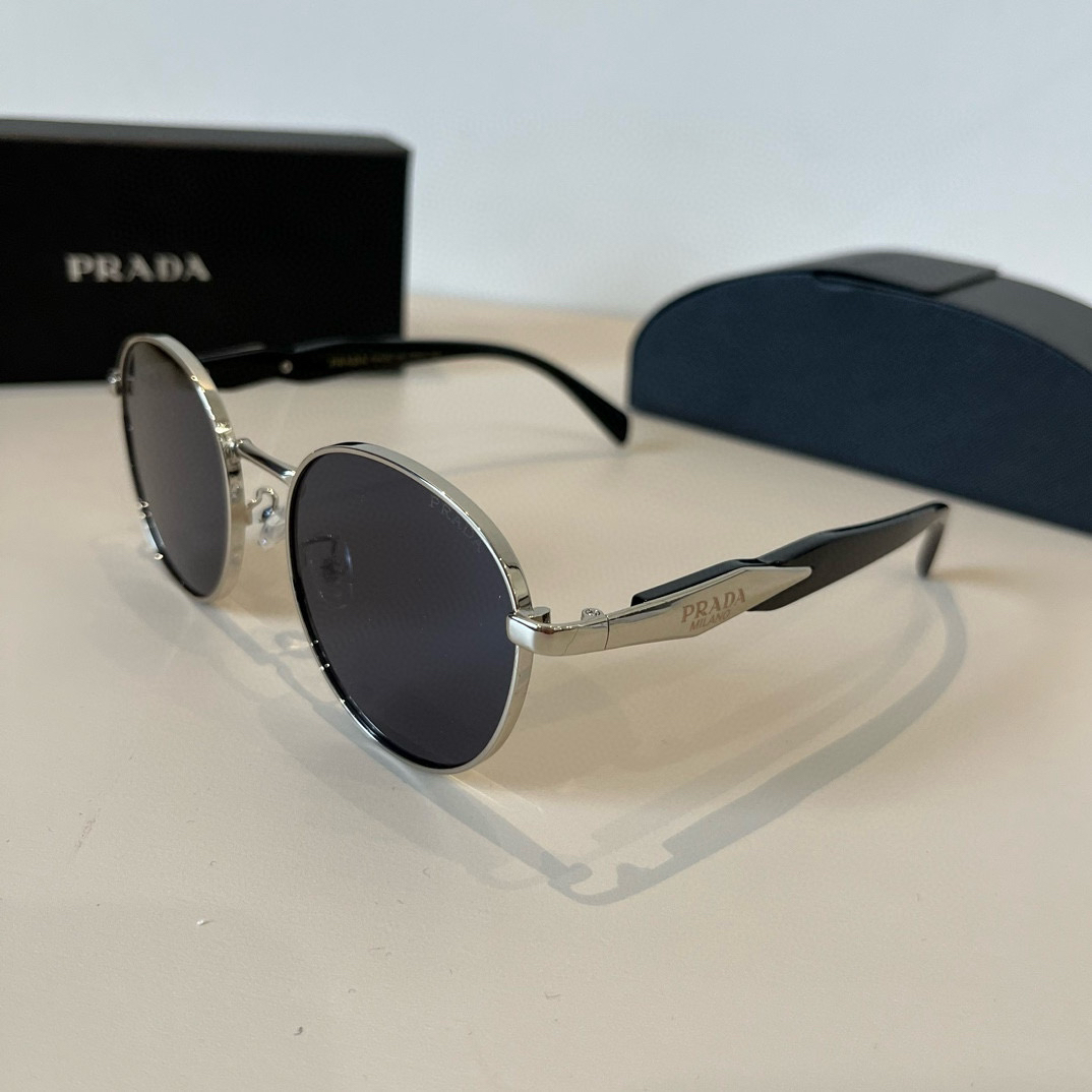 Prada round frame sunglasses