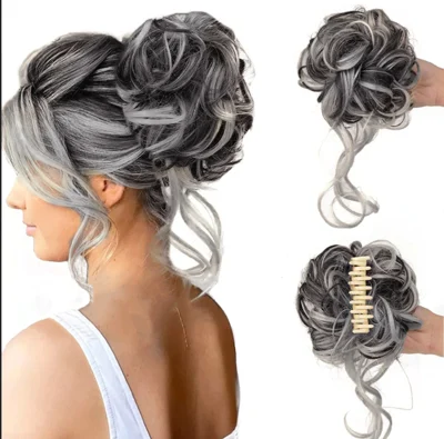 🔥🔥Buy 1 Get 1 Free💖 - Curly Bun Hair Claw Clips