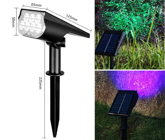 🔥Lighten This Summer🔥Outdoor Solar spotlights- 2/7 LED ,3 Lighting Modes, IP67 Waterproof