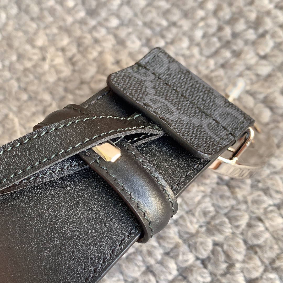 Gucci Marmont printed leather belt 4.0cm wide