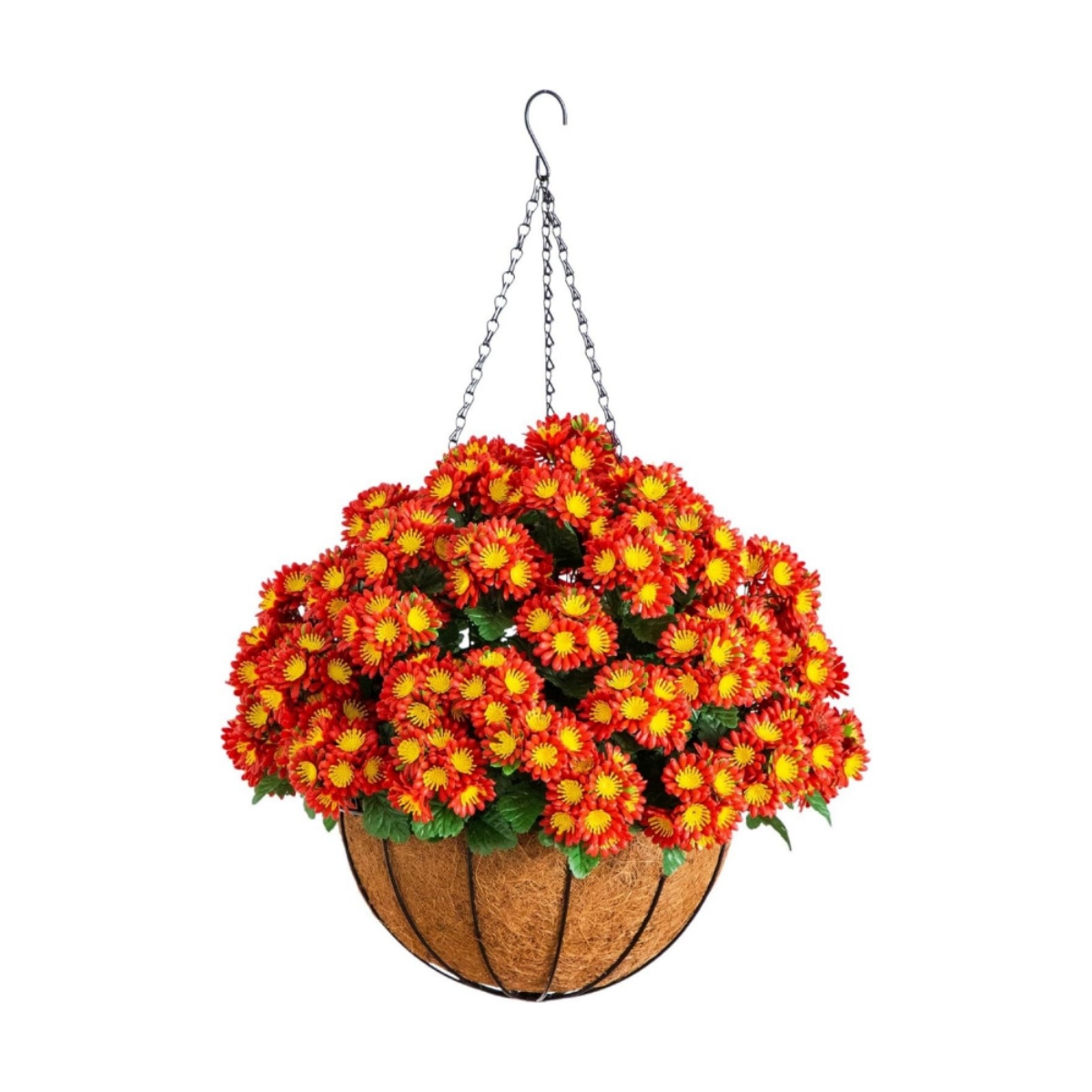 💥Last Day 49% OFF💥UV Resistant Artificial Chrysanthemum Hanging Basket