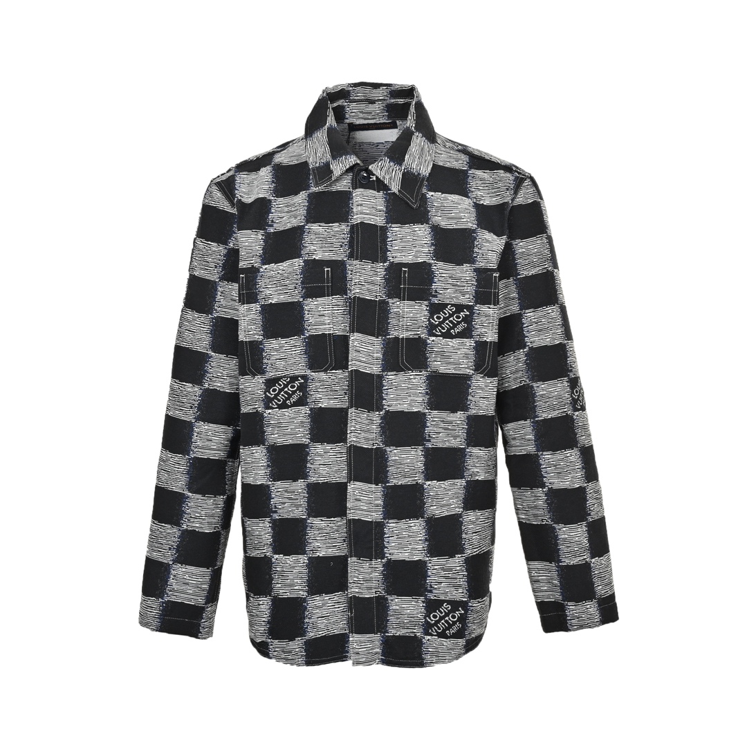 Louis Vuitton 24Fw Checkerboard Shirt