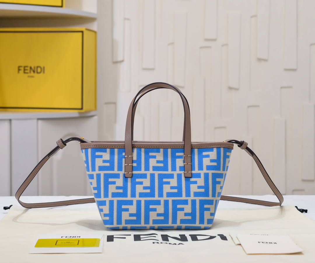 FENDI Monogram Roll Mini Vegetable Basket 7723
