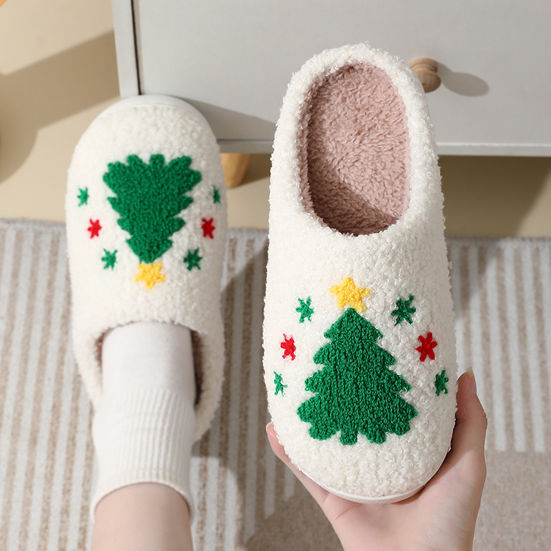 🔥Last Day Sale-48% OFF🎁Women Fluffy Christmas Shoes-BUY 2 FREE SHIPPING