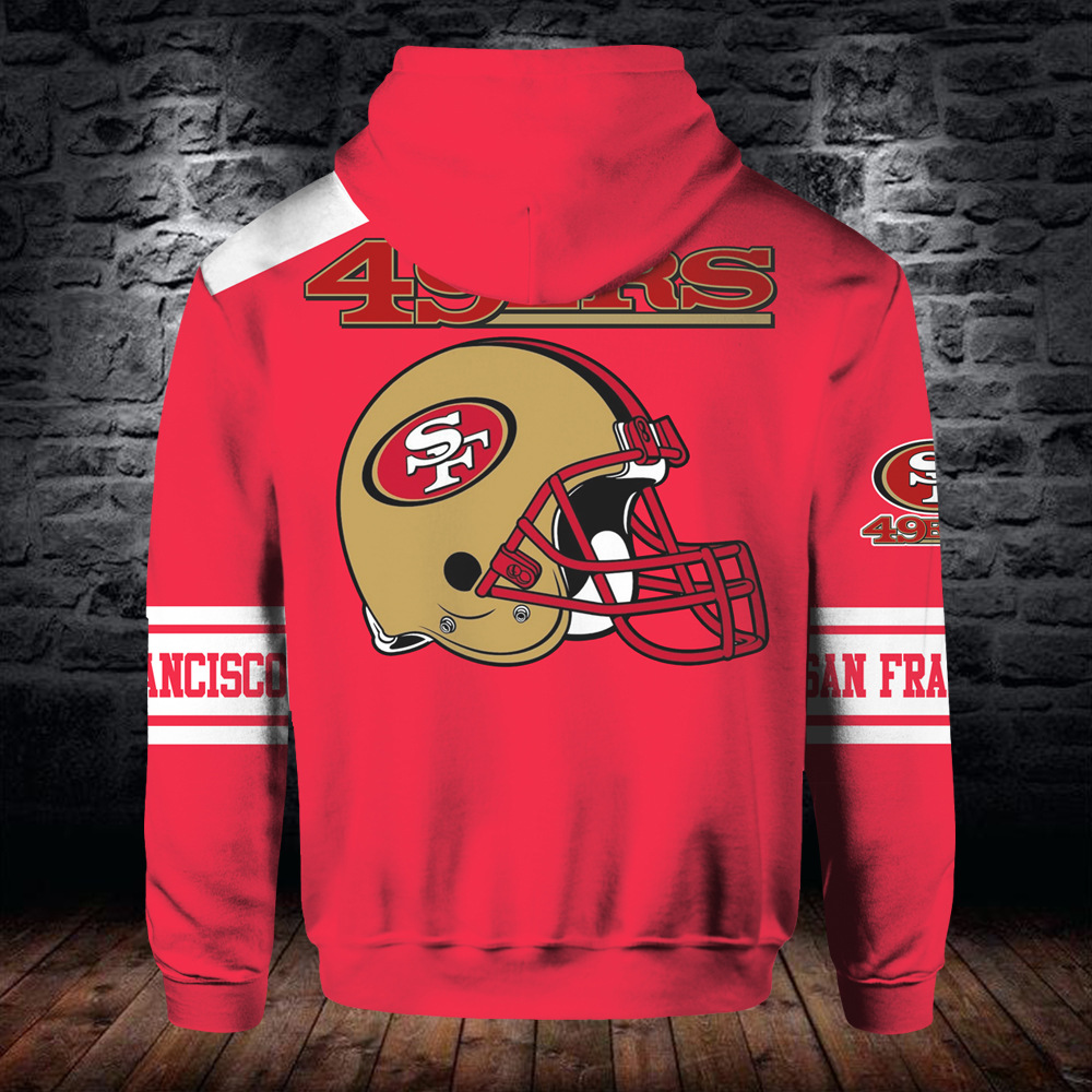 SAN FRANCISCO 49ERS 3D HOODIE SSFF49007