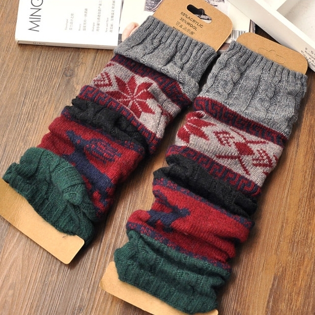 🎄CHRISTMAS ON SALE🎄Bohemian Knit Wool Leg Warmers