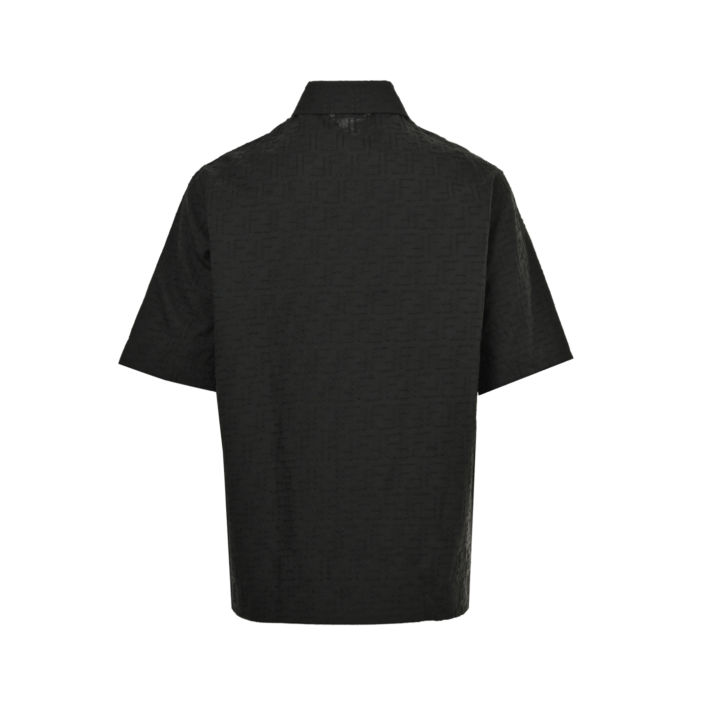 Fendi 25ss dark pattern full print FF suit short-sleeved shirt