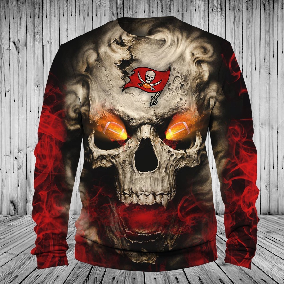 BUCCANEERS 3D HOODIE SKULL14