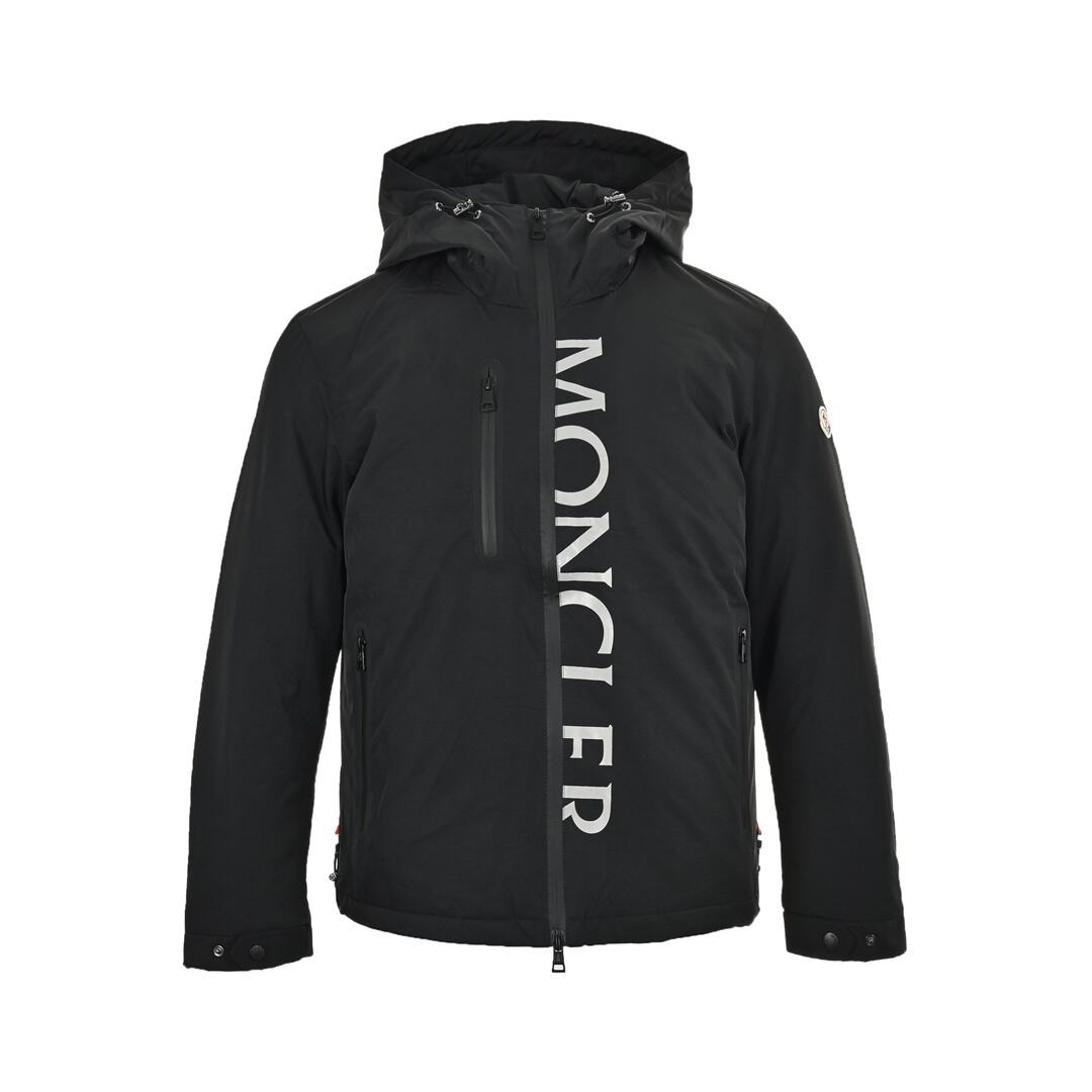 Moncler 24Fw reflective lettering down jacket