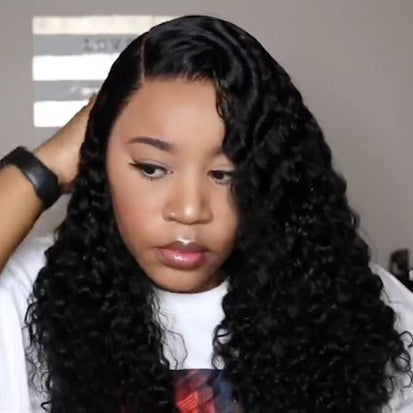 New Natural Curly Lace Front Basic Cap Wig
