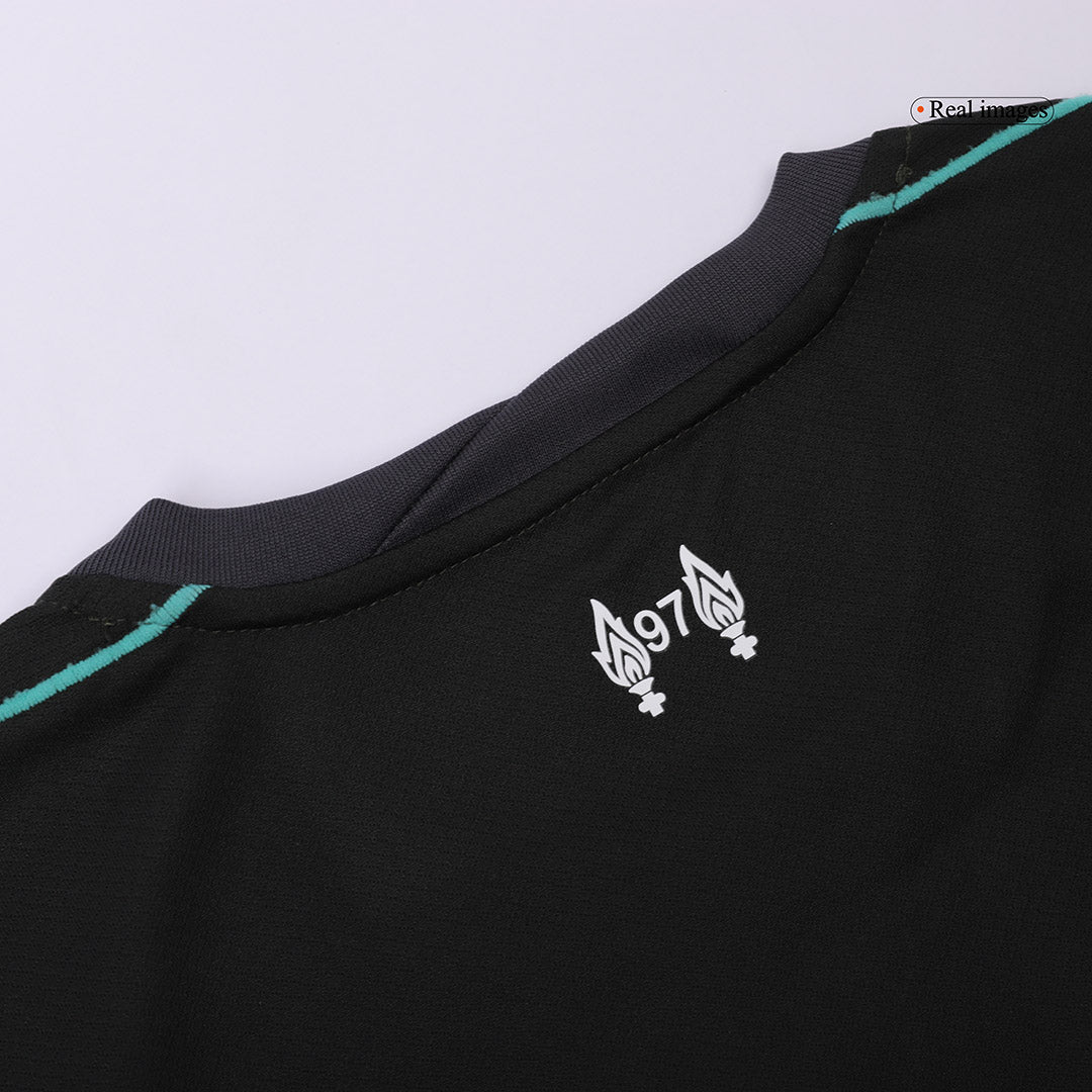 Liverpool away football jersey kit (shirt + shorts) 2024/25