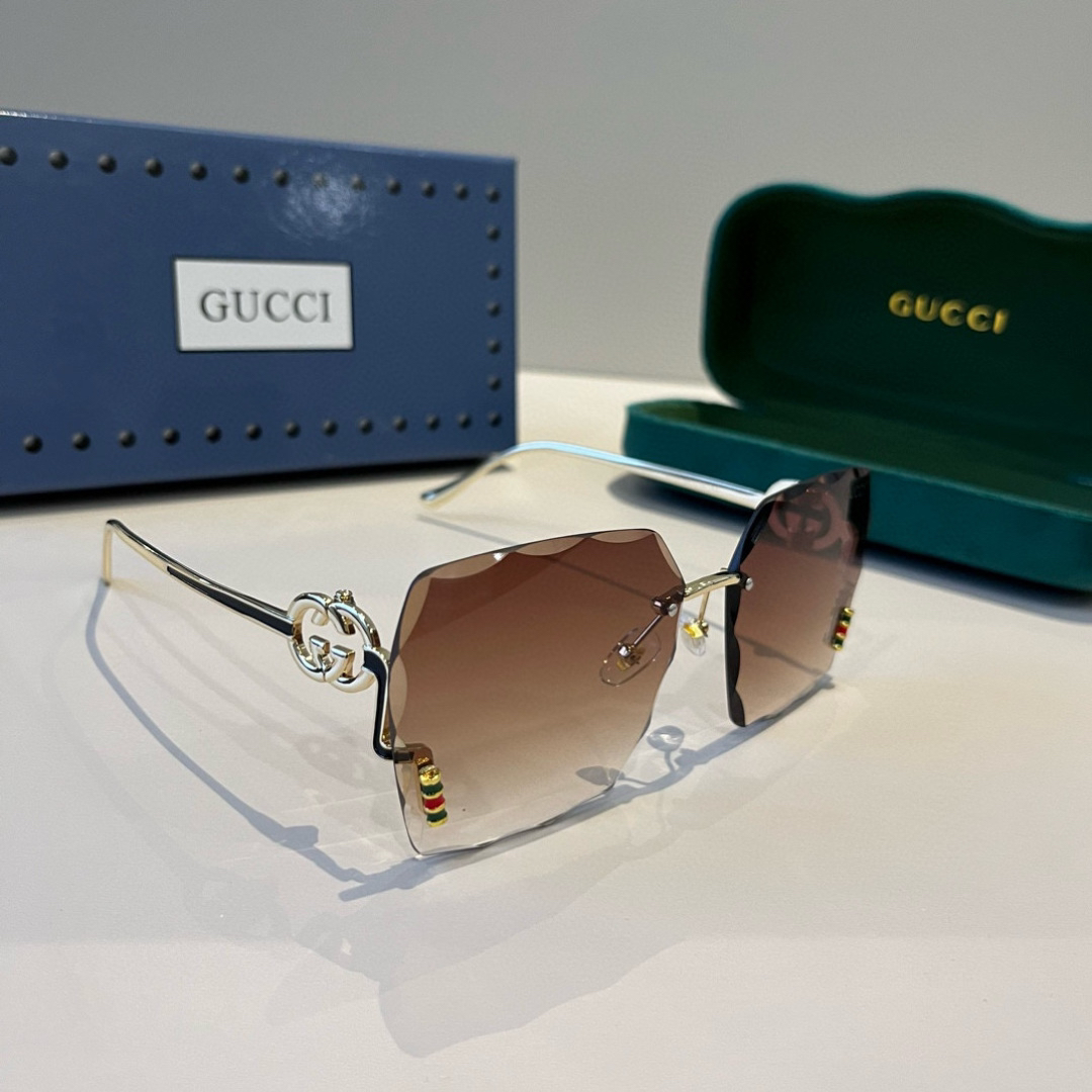 Gucci rimless sunglasses