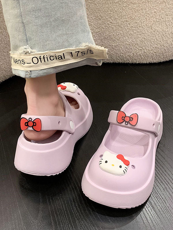 Hello Kitty Clogs Slip on Water Shoes Casual Summer for Girls