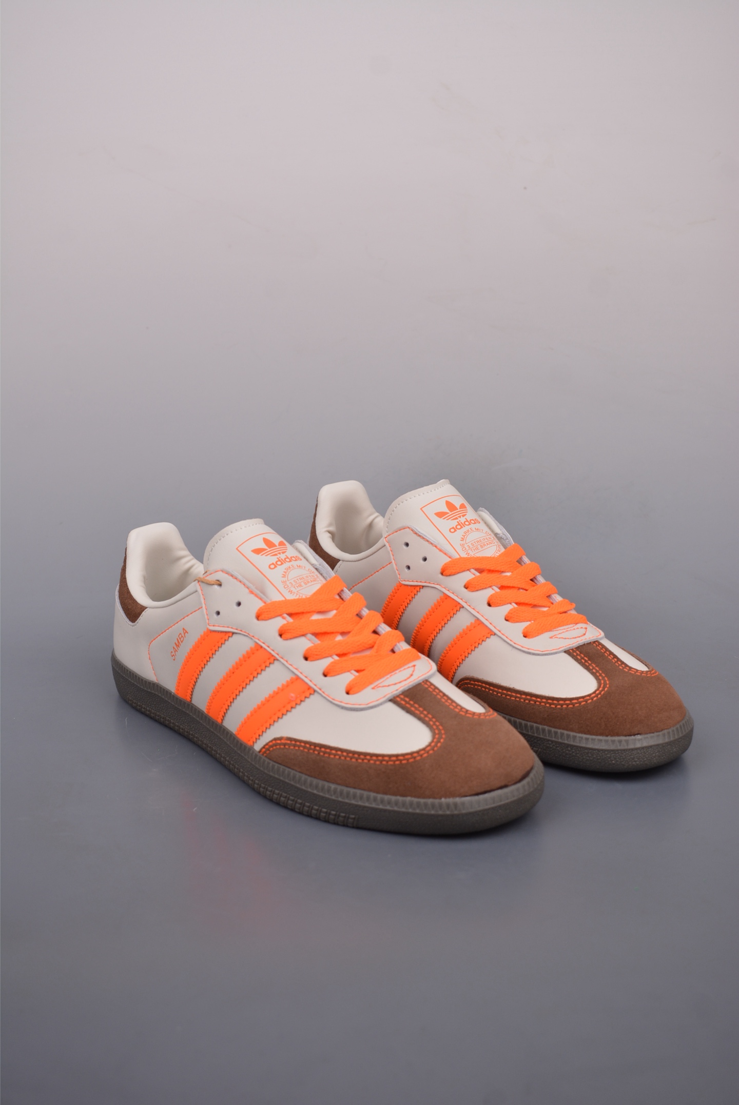 Adidas Originals Samba OG White Orange Brown JI2732