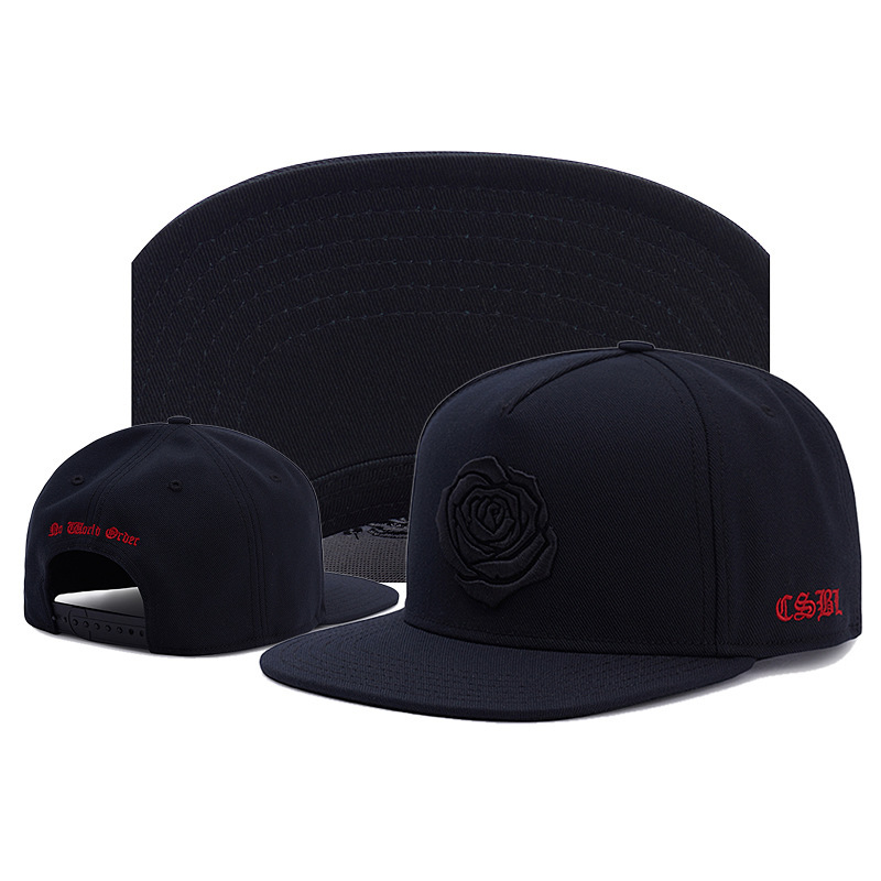 Cool American style flat hat hip-hop hat new high street men and women casual flat brim hat adjustable