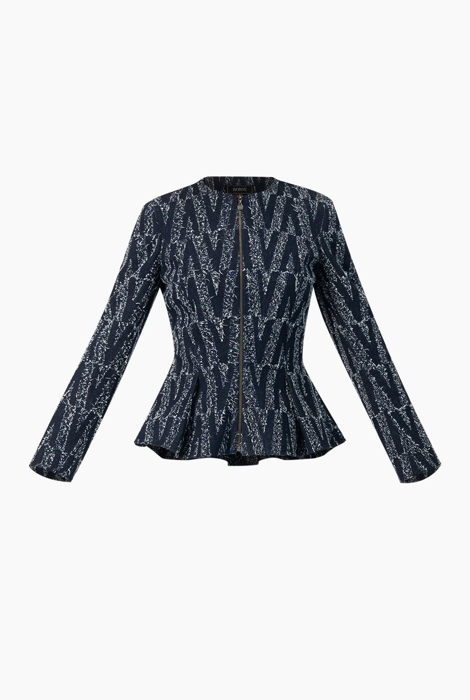 Chamarra tipo peplum