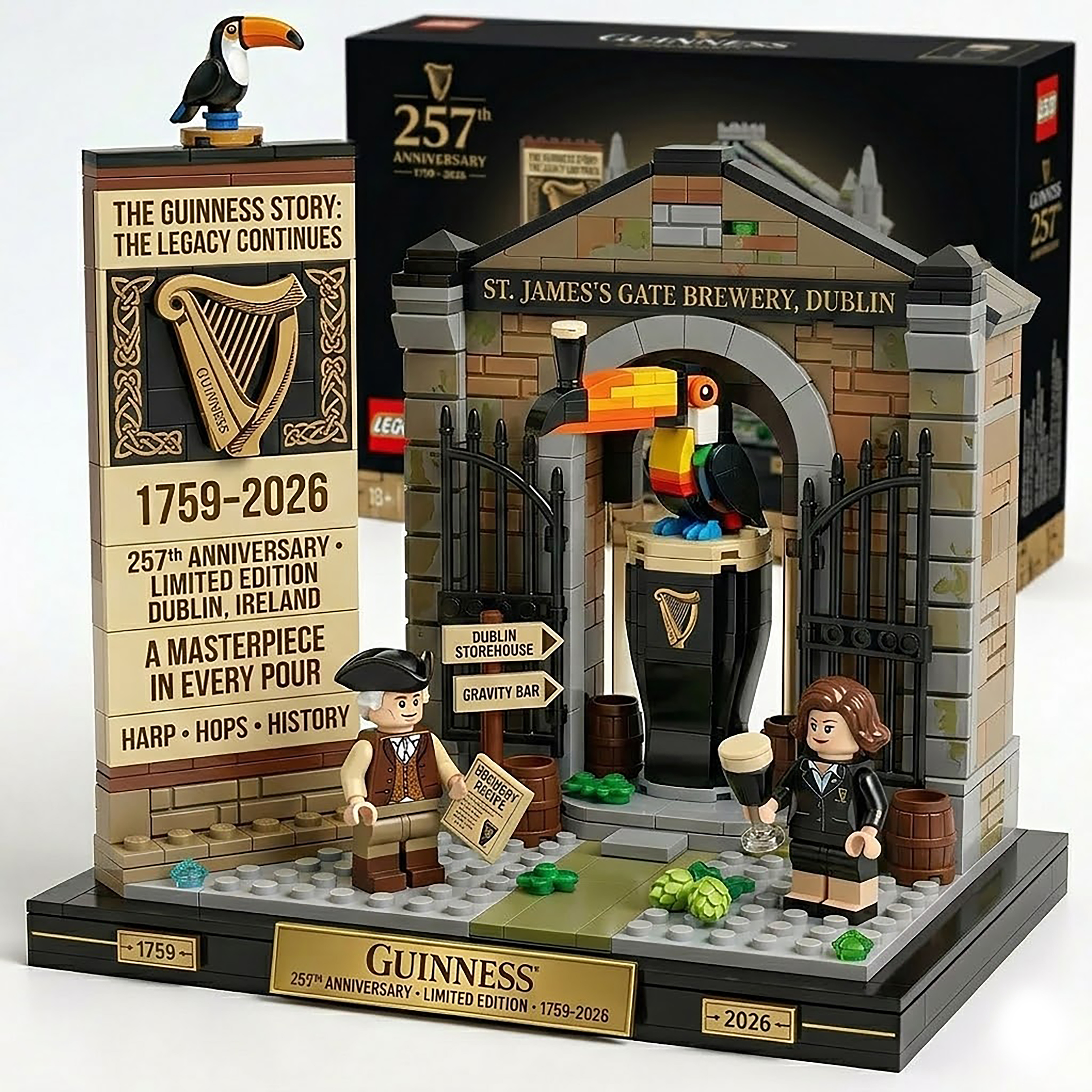 🍺 Guinness 257th Anniversary Limited Edition Building Set