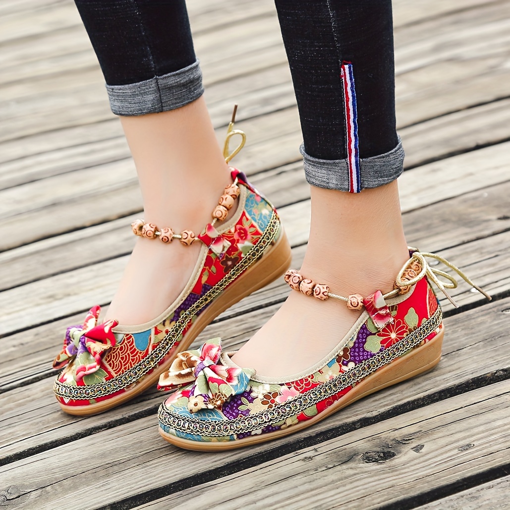 ❤️Mother's Day Sale 60% OFF❤️2024 🌹 Handmade Women's Orthopedic Beading Platform Sandals