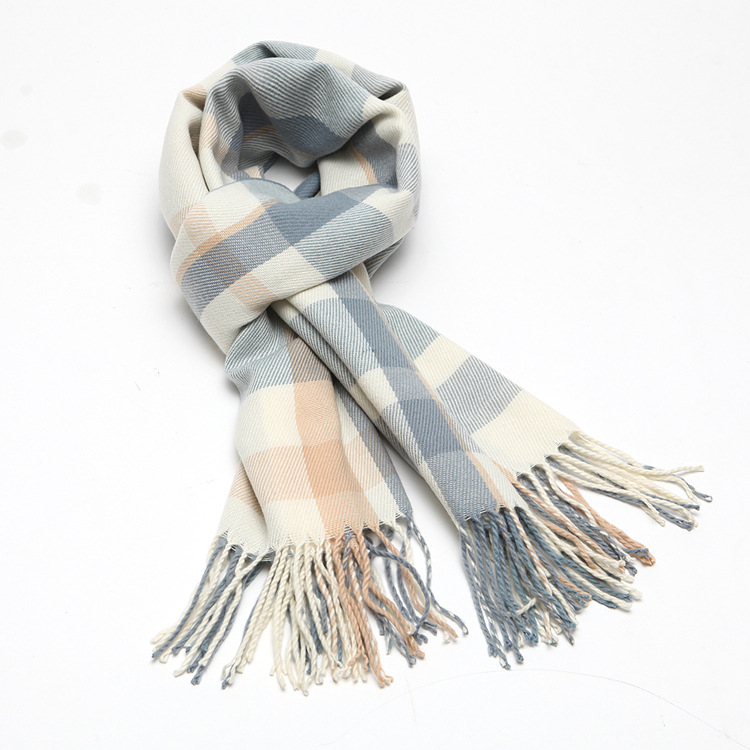 New cashmere shawl shawl thickened plaid scarf