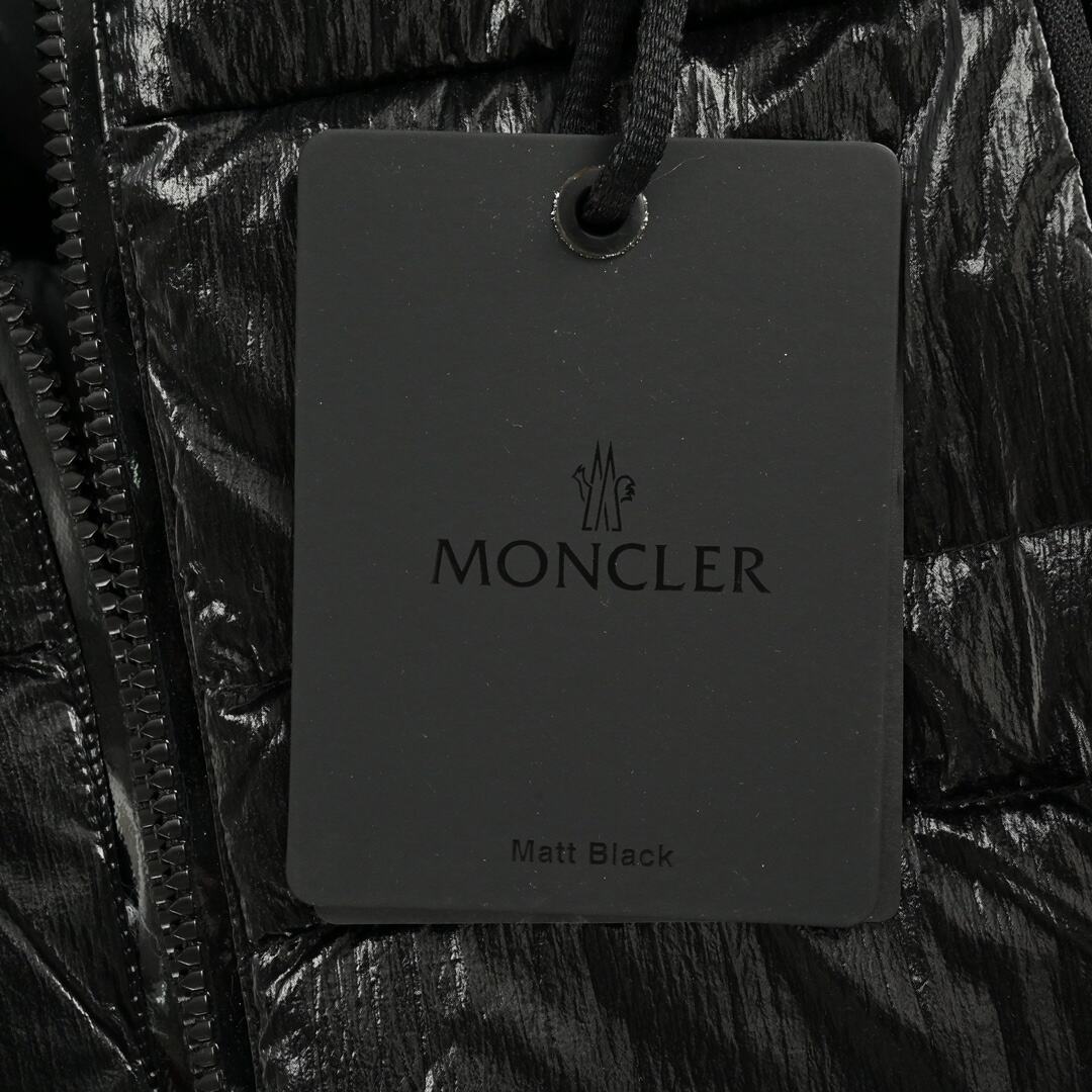 Moncler 24Fw Theron shiny hooded LOGO down jacket
