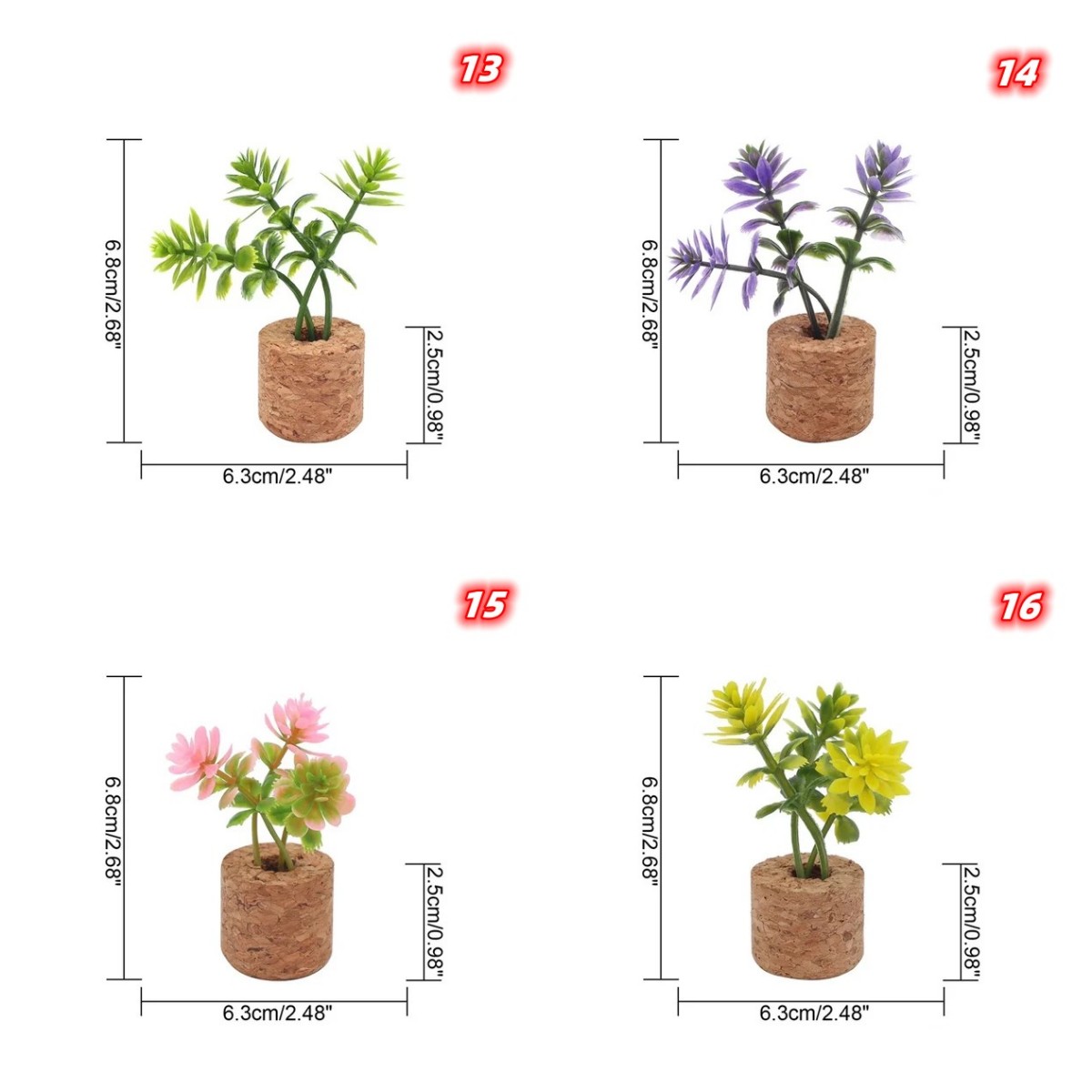 (🔥Last Day 60% OFF)-[2023 HOT SALE] 3D Plants Shape Car Perfume Clip