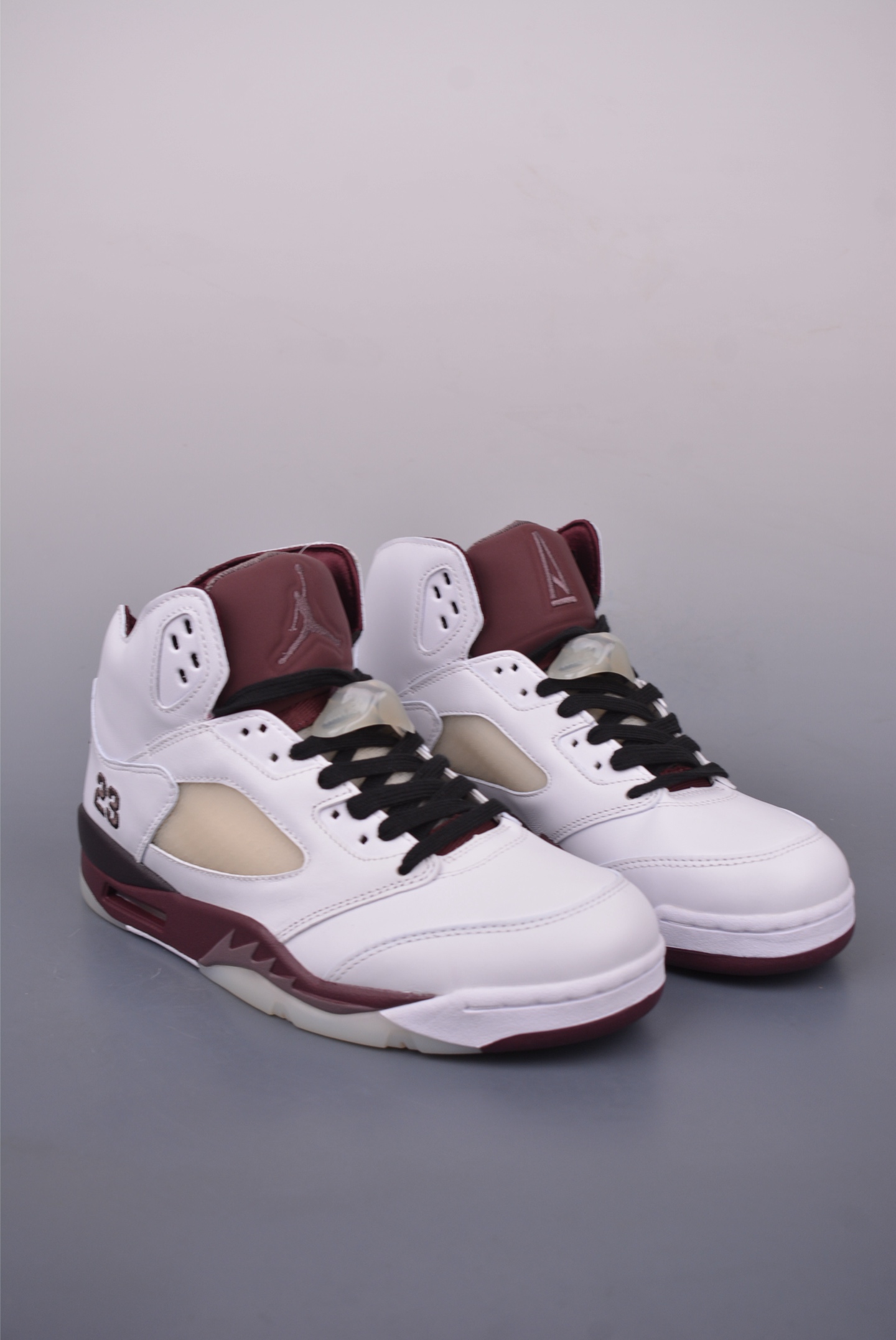 A Ma Maniére x Nike Air Jordan 5 Retro SP Basketball Shoes White Wine Red Black IB1528-100