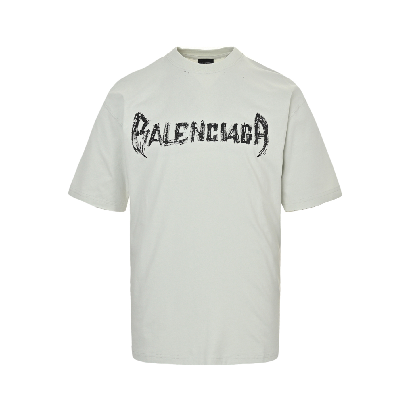 Balenciaga 24ss graffiti letter bone print short sleeve