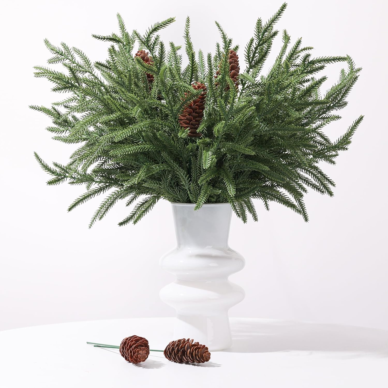 On Sale🔥Artificial Christmas Norfolk Pine Stems -18
