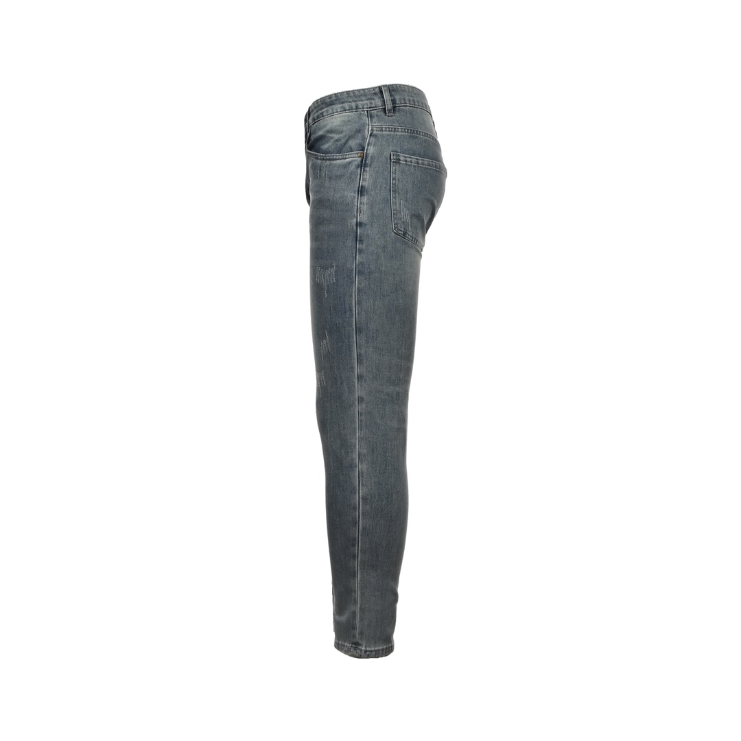 Gucci & The North face co-branded embroidered logo jeans