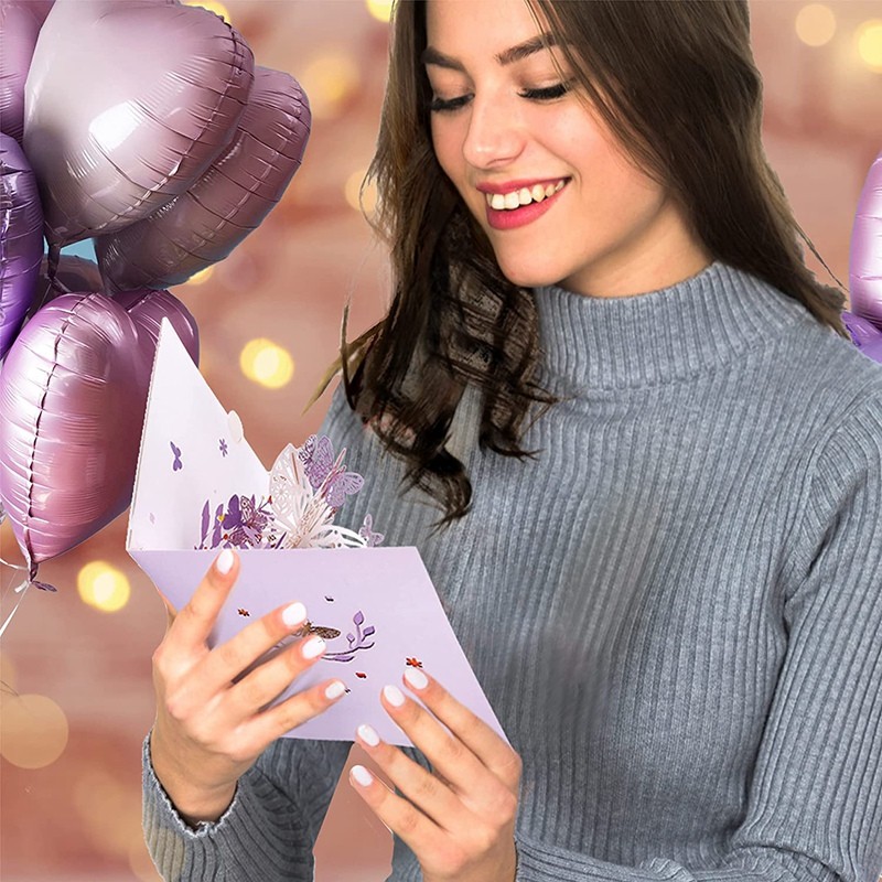 (🔥Last Day 50% OFF) -3D Butterfly Greeting Cards-BUY 3 GET 1 FREE & FREE SHIPPING