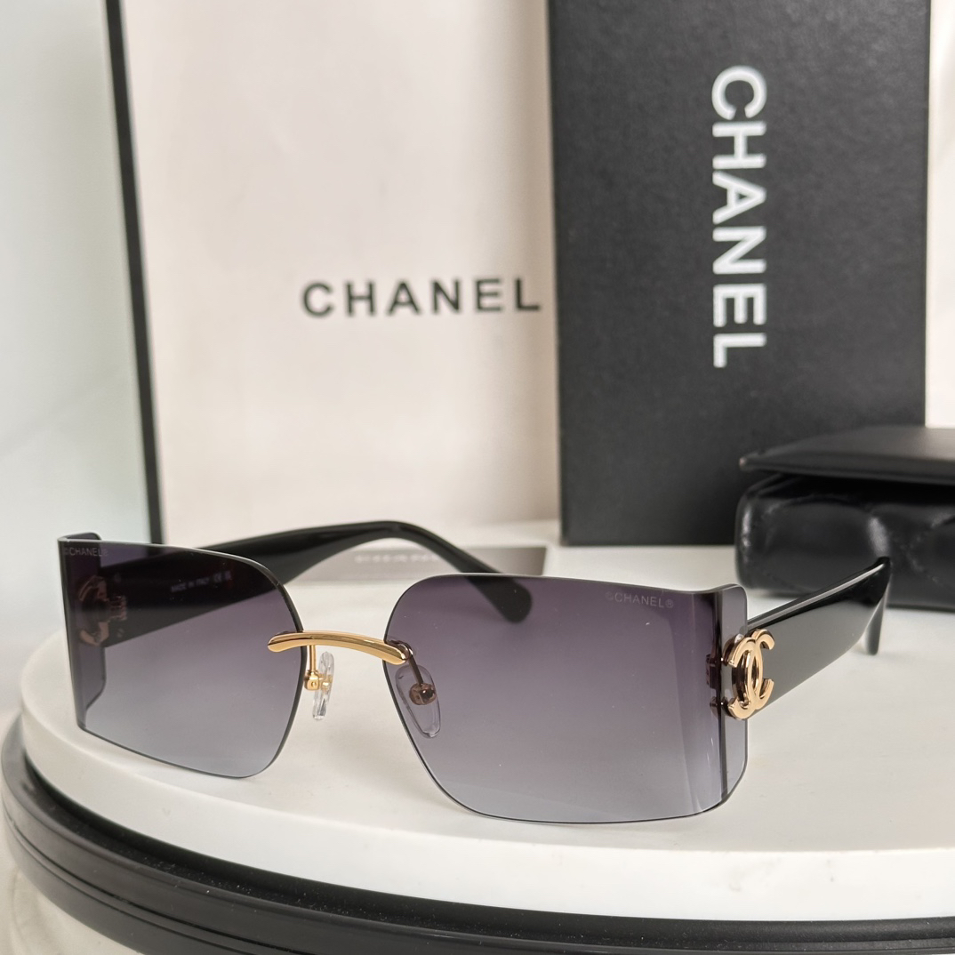 Chanel rimless sunglasses