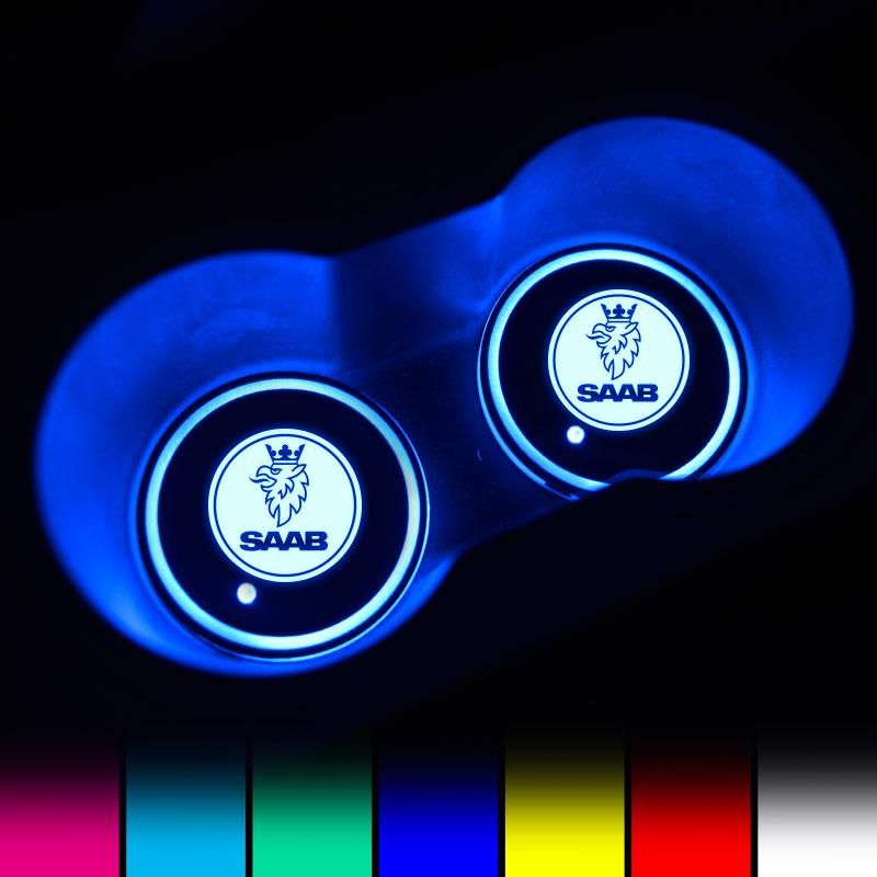🚗Rainbow Light LED Car Coaster