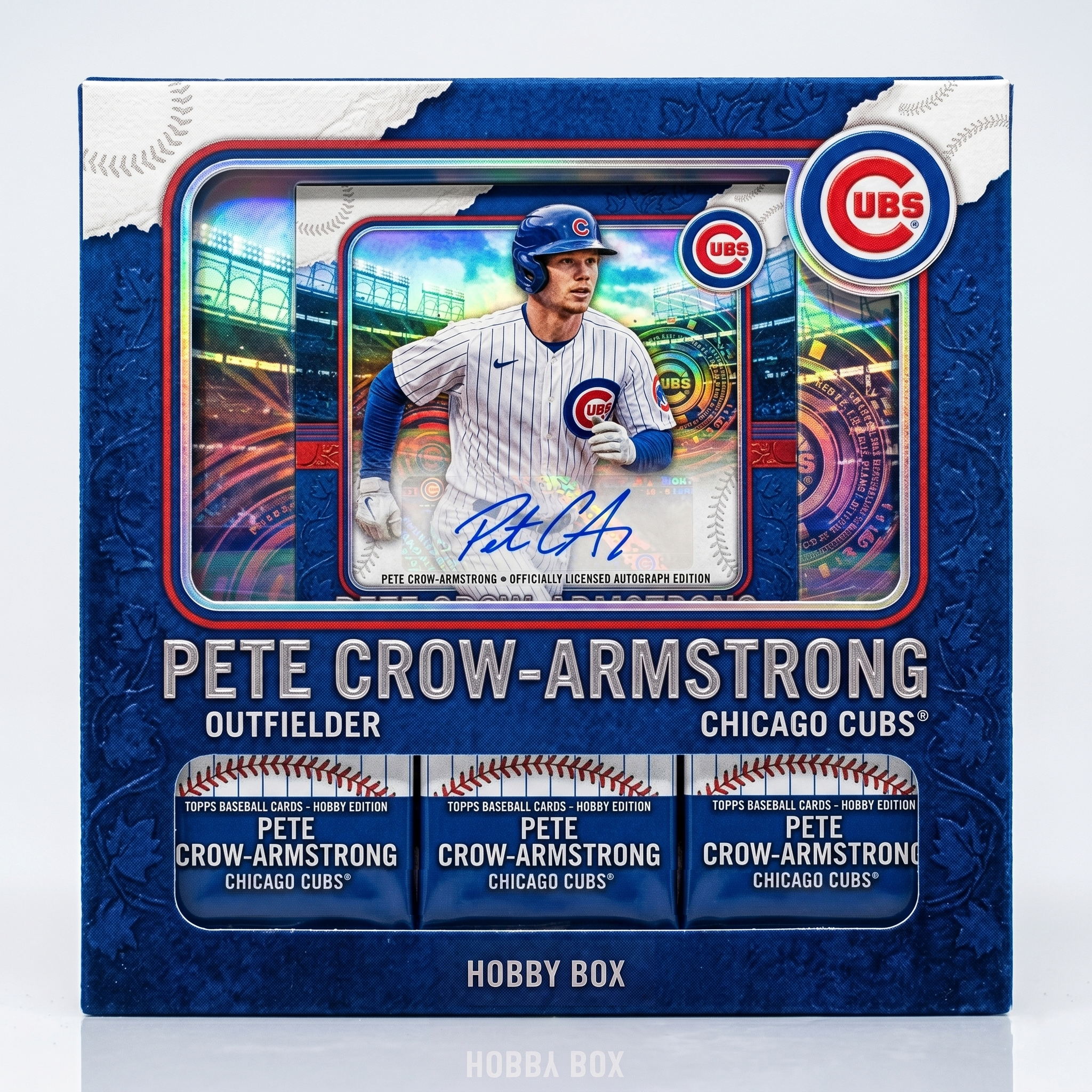 Pete Crow‑Armstrong Chicago Cubs Autograph Baseball Card Hobby Box
