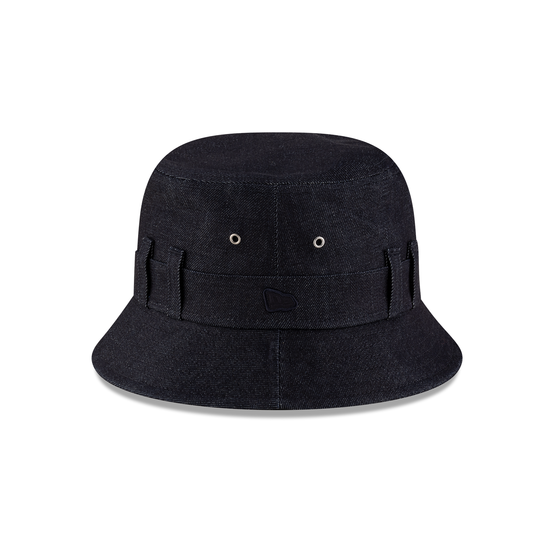 New Era Branded Belt Loop Denim Navy Bucket Hat