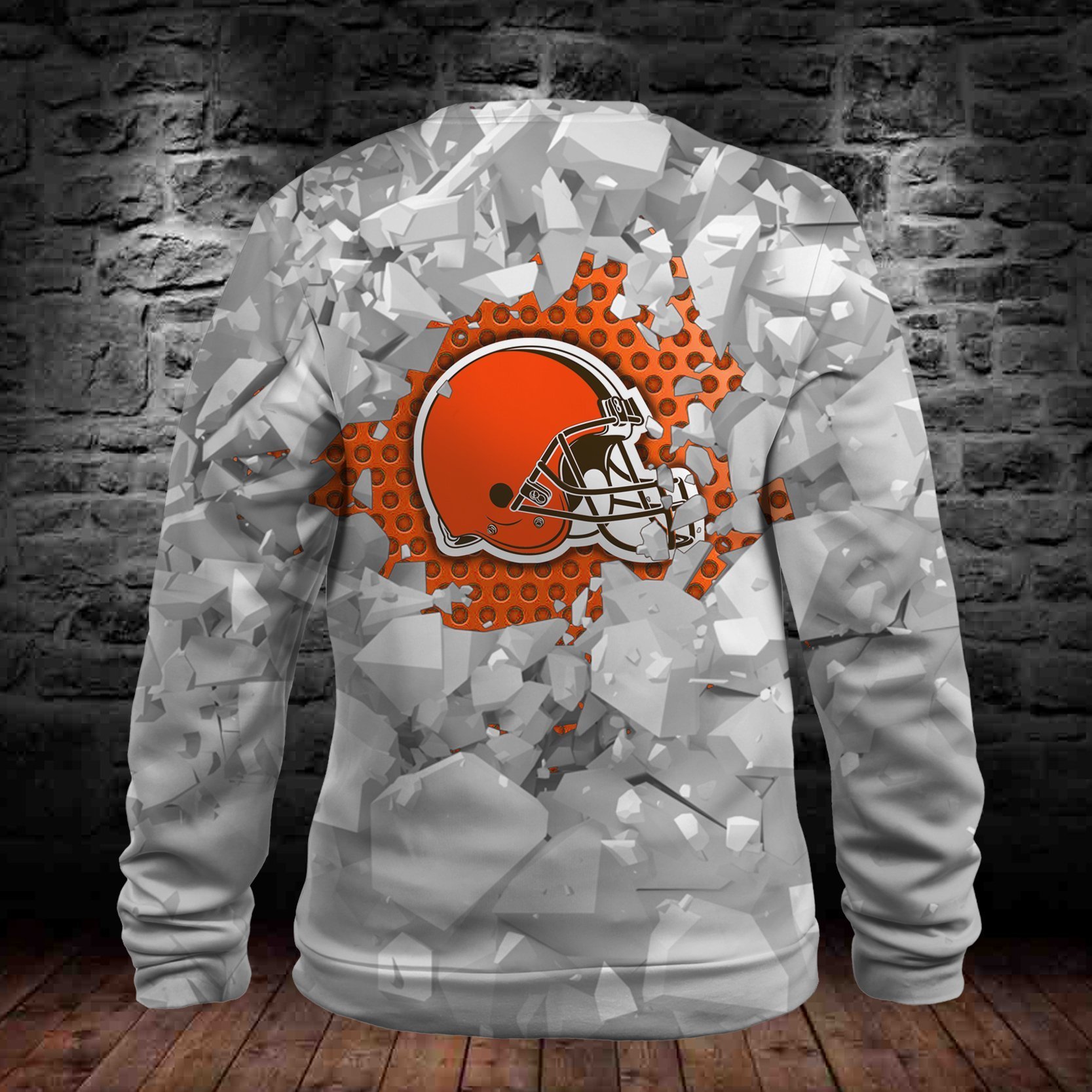 BROWNS HOODIE 3D ICE15