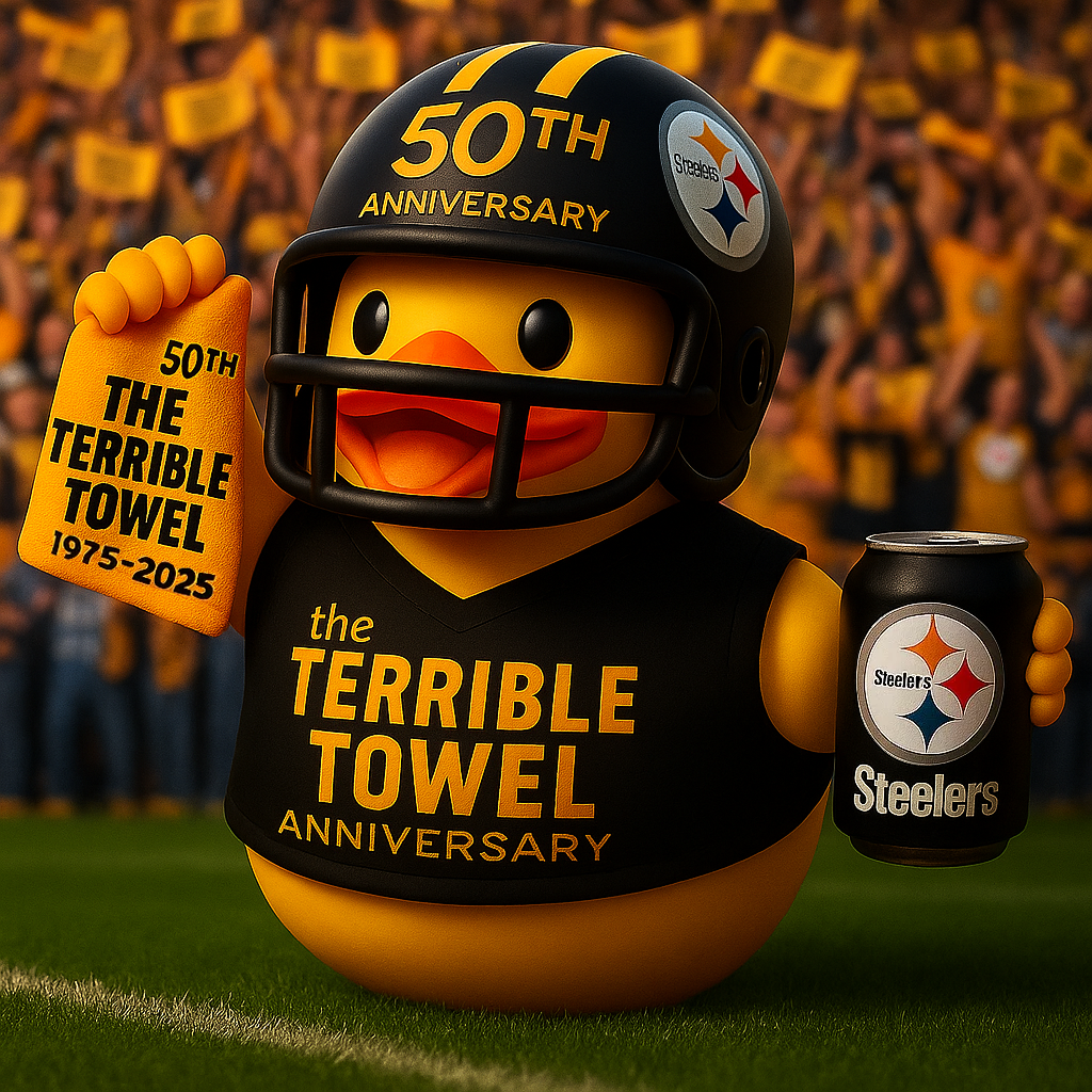 Pittsburgh Steelers 50th Anniversary Duck
