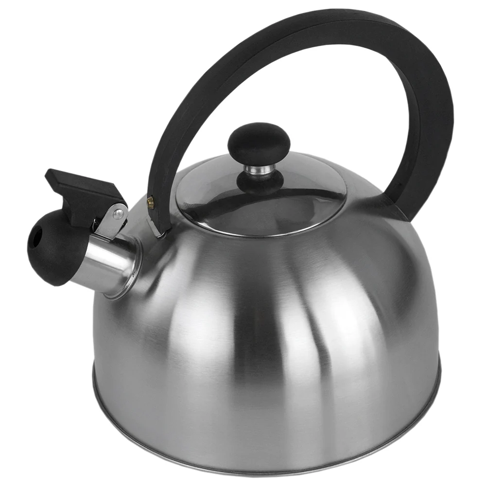 Home Basics  Stainless Steel Tea Kettle, Silver, 85 Ounces