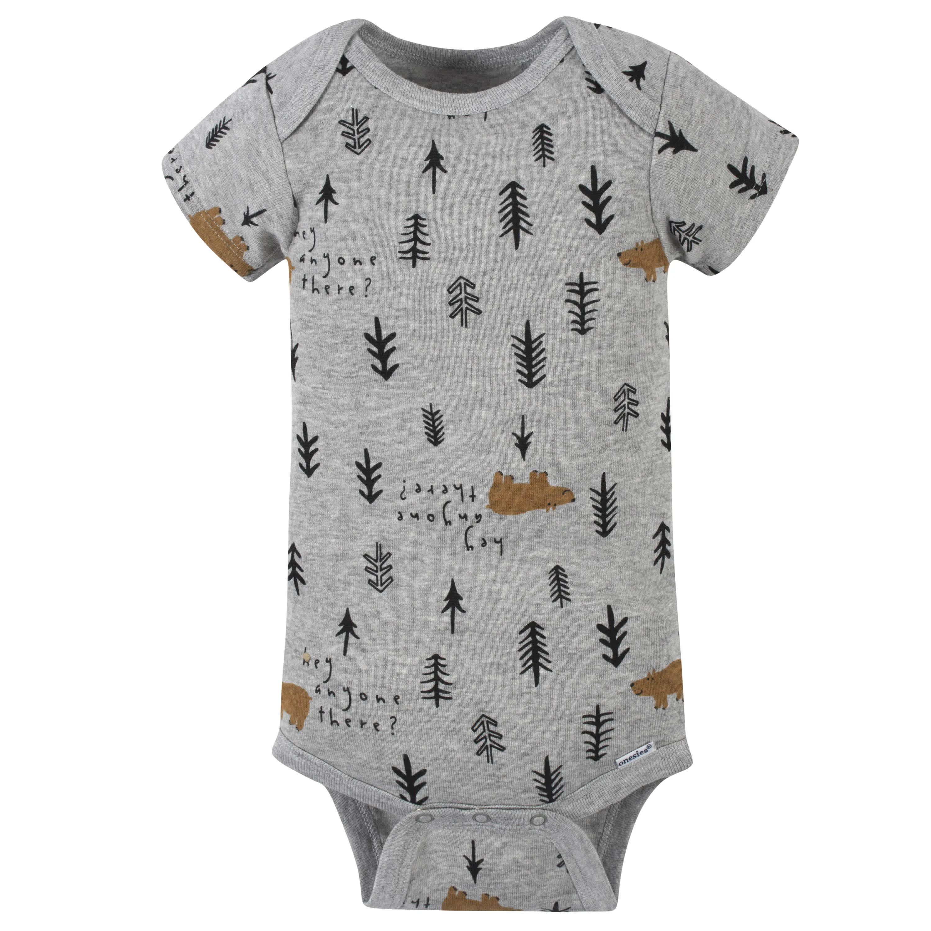 4-Pack Baby Boys Bear Short Sleeve Onesies Bodysuits