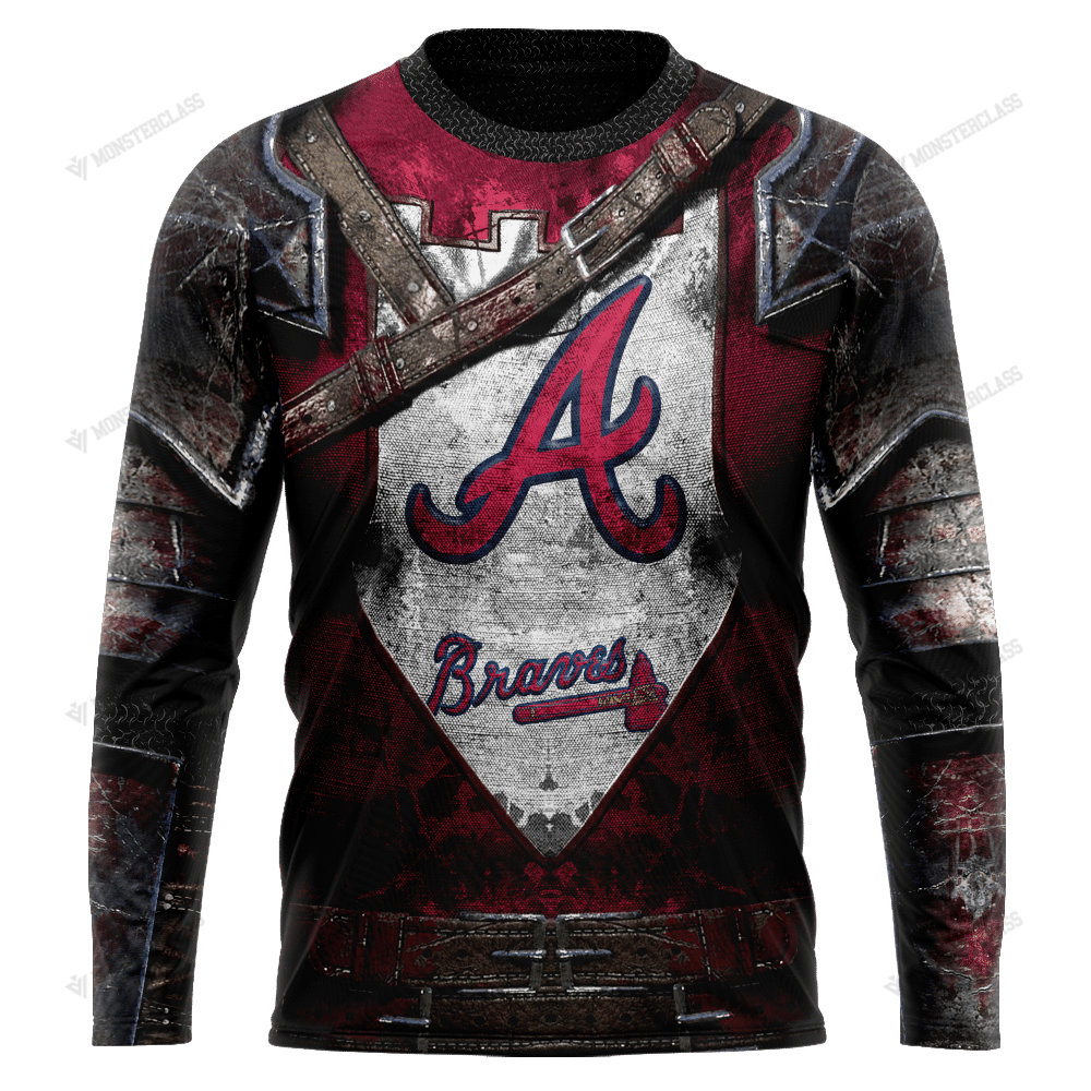 ATLANTA BRAVES 3D WARRIORS HOODIE